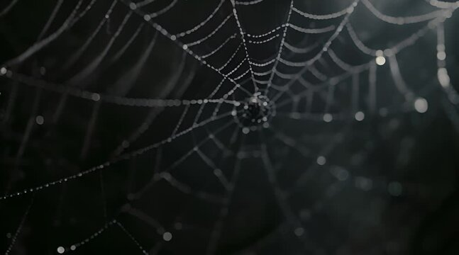 cobwebs on a dark background