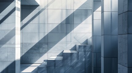 An abstract image showcasing dynamic lines on modern architecture