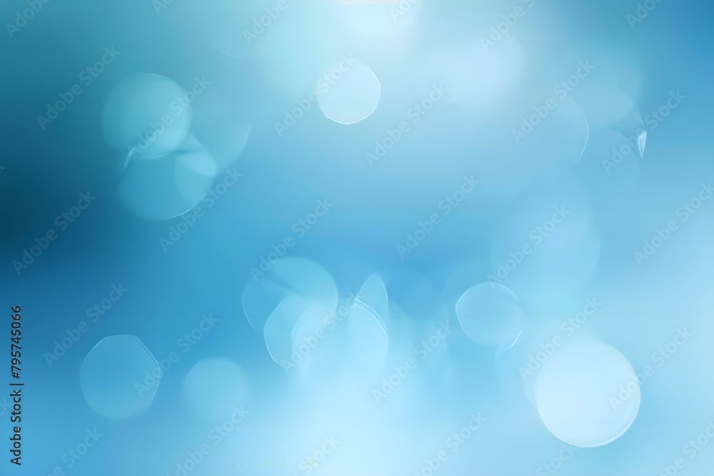 Canvas Prints blue light gradient / background smooth blue blurred abstract
