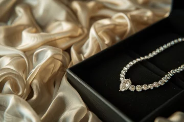  Necklace diamond gemstone jewelry bling-bling. © Rawpixel.com