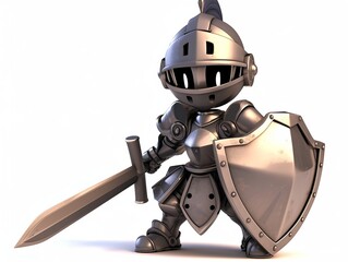 Cute knight character