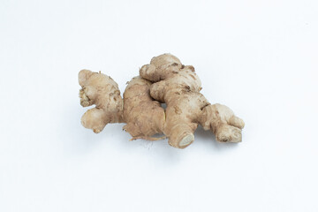 Raw  fresh ginger root spice