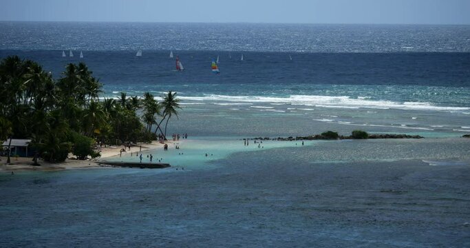 The Caravelle beach, Sainte Anne, Grande Terre, Guadeloupe, french caribbean islands