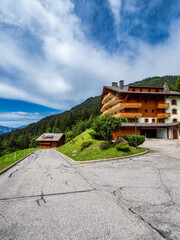 Obraz premium Alpine Swiss Village. Comfort and tranquility.