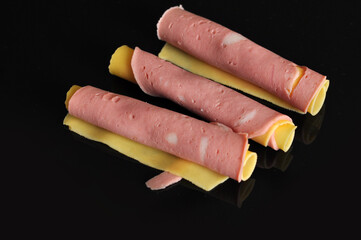 presunto enrolado com queijo 