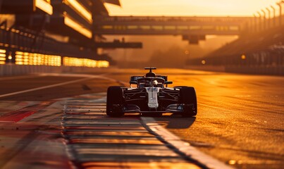 a race car on a track