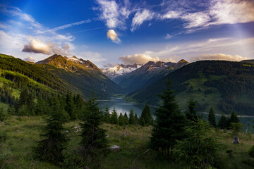 Colorful Evening at Speicher Durlassboden Reservoir