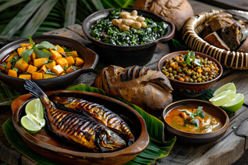 Capturing the Flavors of Rwanda: An Assortment of Traditional Dishes