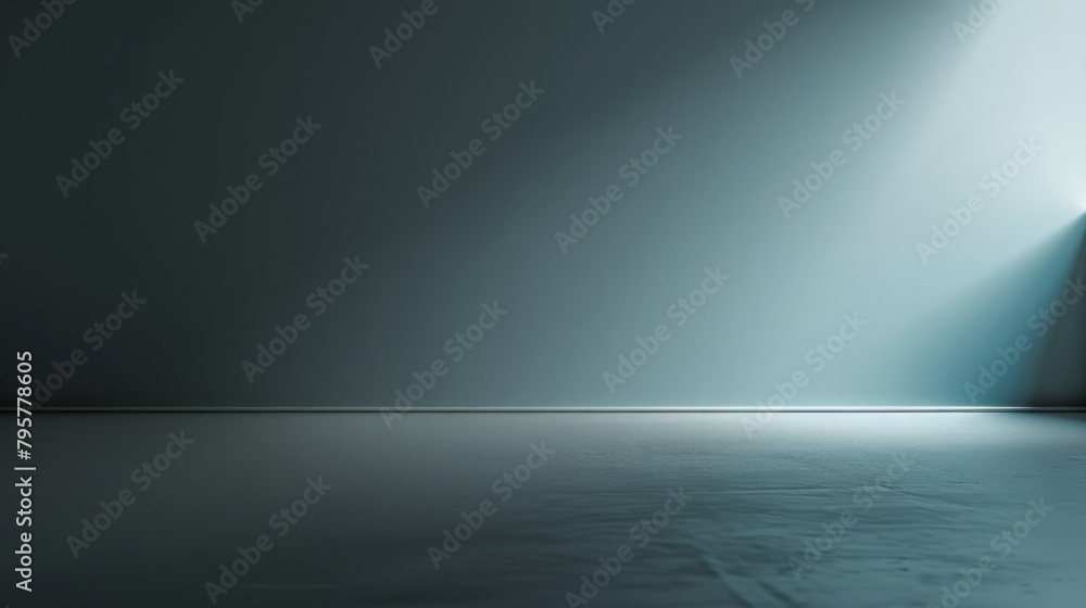 Poster sleek design for showcasing items with spotlight effect