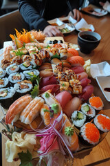 Sushi Splendor in Japanese Eatery, Culinary World Tour, Food and Street Food