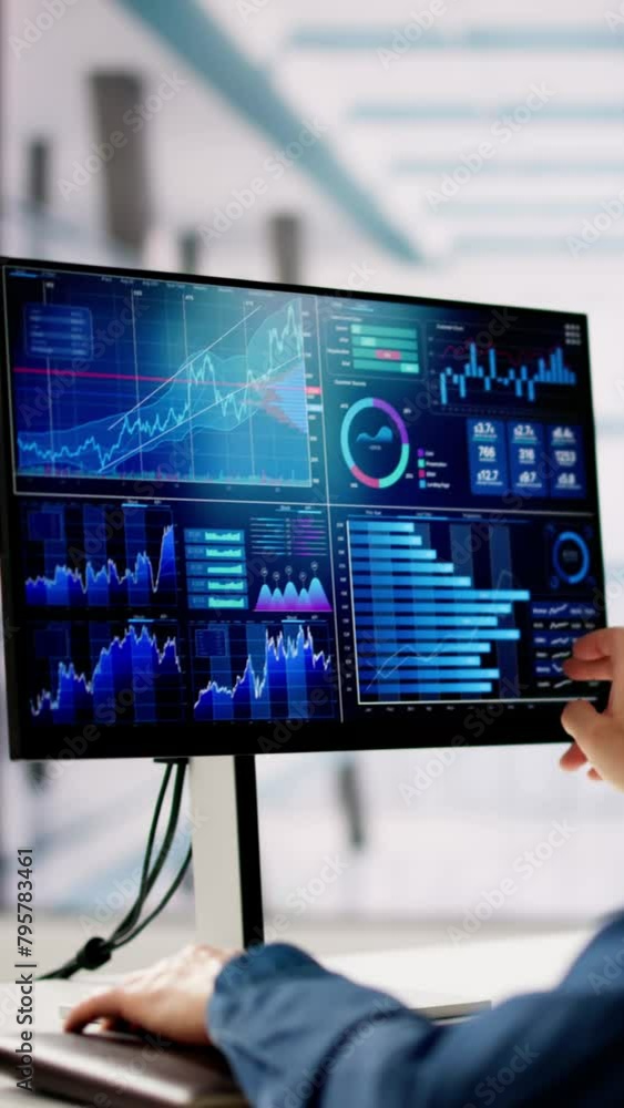 Poster KPI Business Analytics Data Dashboard