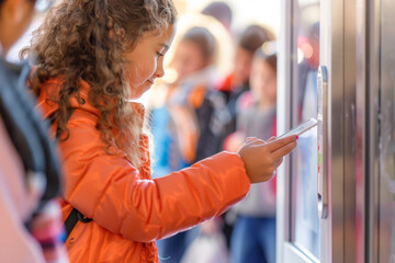 A digital system for checking in students using ID cards at school events