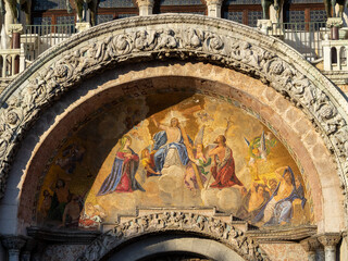 Mosaic depicting a scene from the life of Christ, San Marco Basilica, Venice