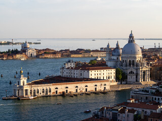 Obraz premium Santa Maria della Salute seen from the San Marco Tower, Venice