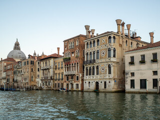 Naklejka premium Palazzos Salviati and Dario by the Grand Canal, Venice