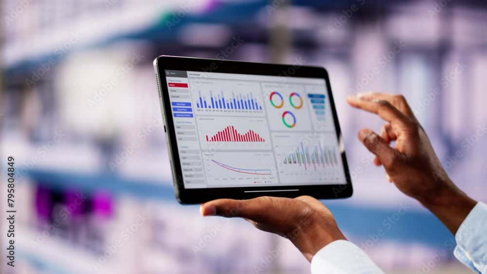 Aufkleber finance analytics data chart