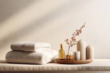 Towel room spa simplicity
