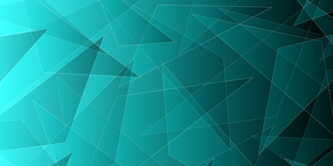 Obraz premium Light blue and black pastel light polygonal mosaic geometric triangle shapes background. Low polygonal vector mosaic background with metal pattern uses for Modern Business. Abstract futuristic vector.