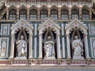 Santa Maria del Fiore facade detail, Florence