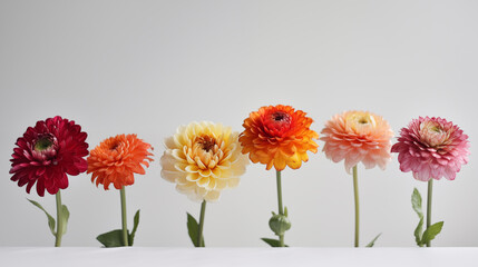Obraz premium row of mothers day flower