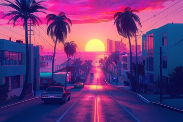 Modern Synthwave 80s