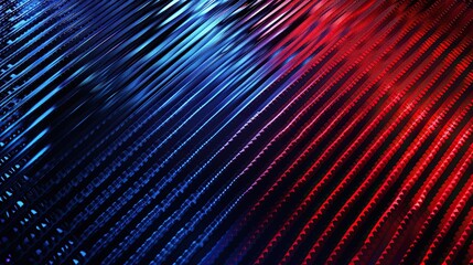 blue and red prismatic detailed carbon fiber background texture. Finely detailed carbon fiber pattern, extremely small gaps between spaces. Traiding sports card game type design