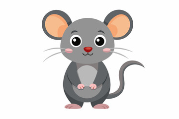 chinchilla cartoon vector illustration