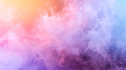 Abstract smoke background. Colorful cloud of smoke. 3D rendering - obrazy, fototapety, plakaty