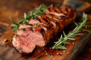 Grilled Pork Tenderloin with Rosemary