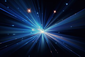 Crystal sparkle refraction ray effect