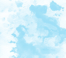 Watercolor cloud texture.watercolor background for your design, watercolor paint splash or blotch background with fringe bleed wash and bloom design, on transparent background