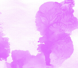 Watercolor cloud texture.watercolor background for your design, watercolor paint splash or blotch background with fringe bleed wash and bloom design, on transparent background