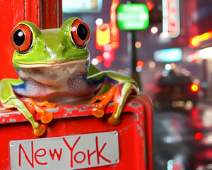 Frog in New York
