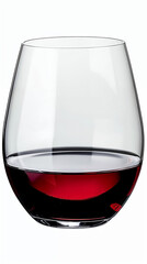 Stemless Wine Glass of Red Wine