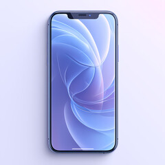 The Future of Tech: Vibrant Smartphone Screen with Eye-Catching Graphics - A Stylized AI Creation