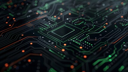 Obraz premium modern circuit background