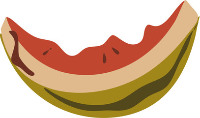 Food waste for composting. Compost pile Illustration.  Zero waste.