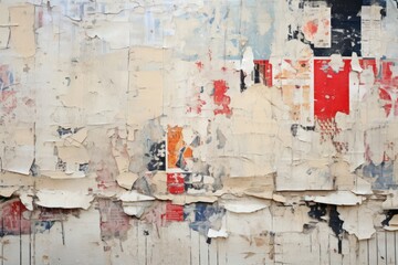 Naklejka premium Peeled paint grunge effect by rawpixel