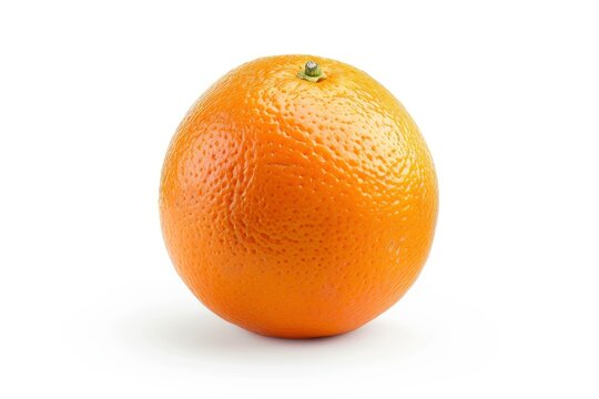 orange fruit isolated on white background, clipping path, full depth of field - generative ai