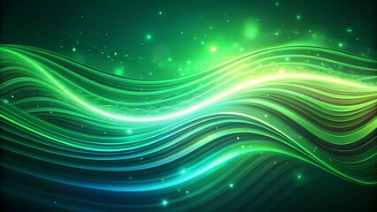 Obraz premium Abstract Beauty, Glowing Curves in a Dark Canvas