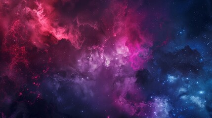 Obraz premium Vibrant space backdrop with celestial bodies
