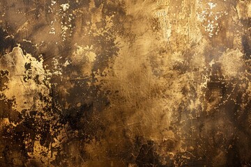 A wall with a brown and gold texture - obrazy, fototapety, plakaty