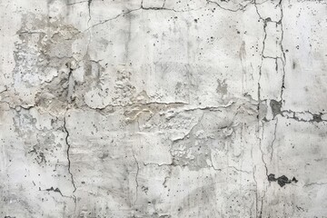 Through the Veil: A Weathered Grey Wall, Revealing the World Beyond its Tattered Holes.