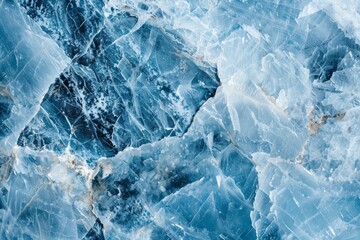 Obraz premium A blue stone with a rough texture