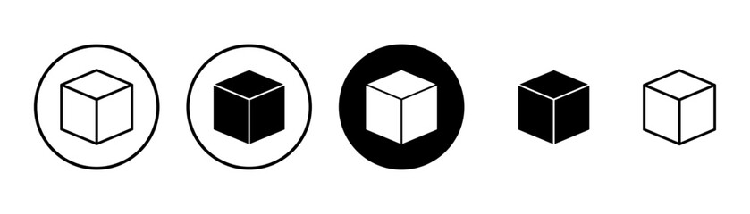 Box icon vector isolated on white background. Cardboard box, packaging open. Box vector icon