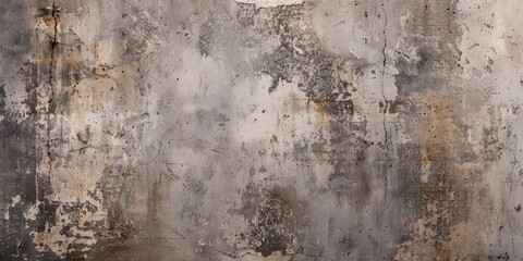 A wall with a lot of cracks and holes - Powered by Adobe