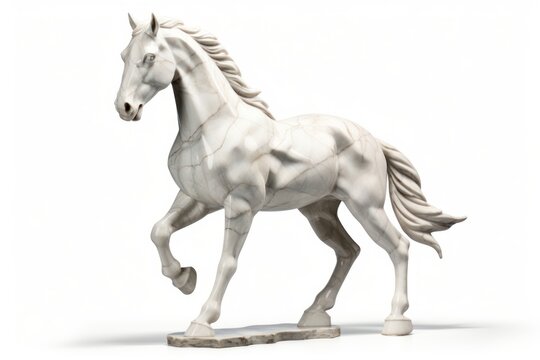 Marble horse sculpture stallion animal mammal.
