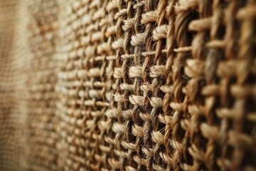 A close up of a woven fabric with a brownish color
