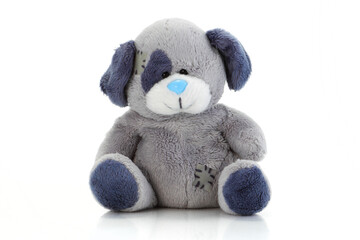 Teddy Bear grey and blue