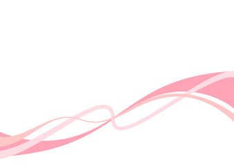 シンプルなウェーブ曲線のビジネス背景。ピンク色のアブストラクトデザイン。